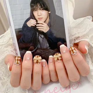 ネイル La neige* yuki 🥯🍑のネイルデザイン