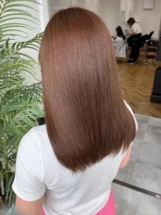 セミロング カラー ヘアアレンジ ✨カチモリ✨レイヤー 韓国ヘア🇰🇷ゆいのヘアスタイル