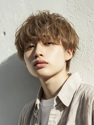 ショート メンズ アレンジ/新宿 透明感カラー/ヤノのヘアスタイル