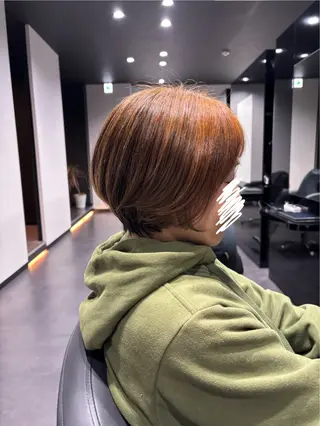 ショート 福島 菜摘のヘアスタイル