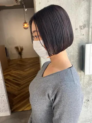 ショート カラー lani 天神大名/ブリーチのヘアスタイル