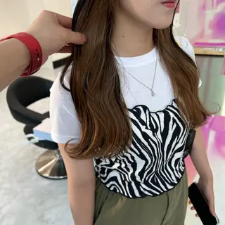 ロング カラー 韓国スタイル🇰🇷 トレンドレイヤー🪡のヘアスタイル