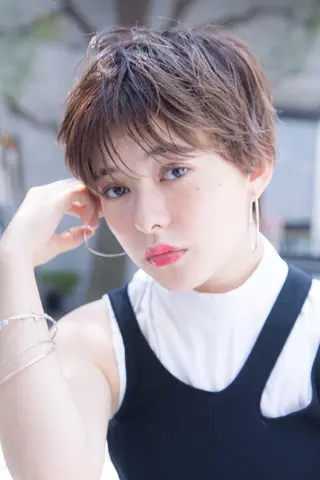 ショート カラー hao所属・西山 頌太のヘアスタイル