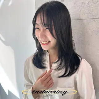 カラー Endearing 銀座/レイヤーカットのヘアスタイル