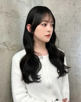 ロング 苗代萌/ぷるツヤ髪 🫧／レイヤーカットのヘアスタイル
