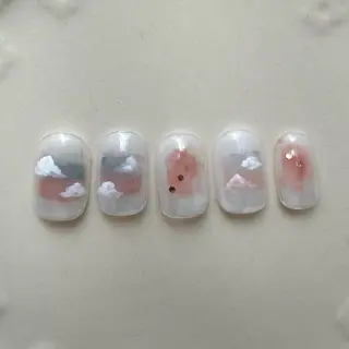 ネイル ショートネイル. Home sweetのネイルデザイン