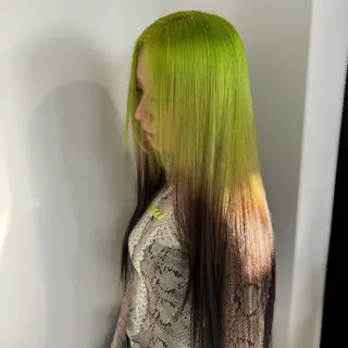 ロング カラー Ren. 🦋デザインカラーのヘアスタイル