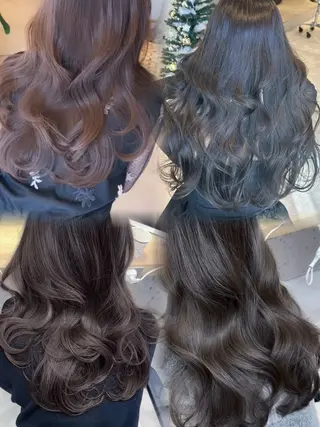 セミロング カラー emu所属・小顔カット/レイヤー 美髪特化/千葉中央のヘアスタイル