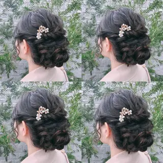 セミロング ヘアアレンジ 🌷MAYU 🌷のヘアスタイル