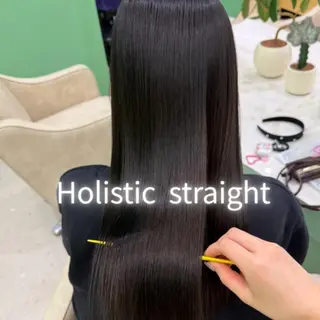 ロング パーマ 柔らかい縮毛矯正/ ボブ/北林のヘアスタイル