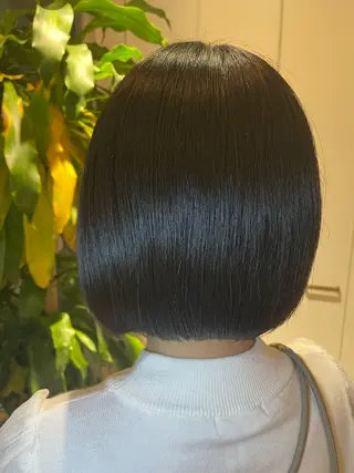 ショート diar湘南台店所属・ふくだももこ🍑 つるっとボブのヘアスタイル