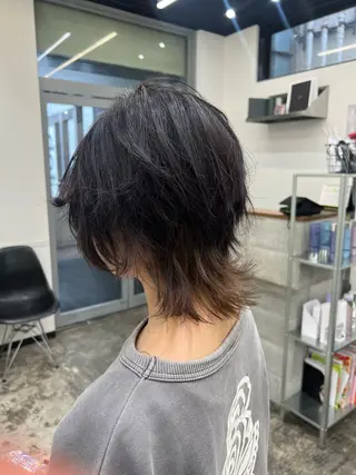 ショート カラー ウルフ🐺/ボブ ハイトーン🌈/増田のヘアスタイル