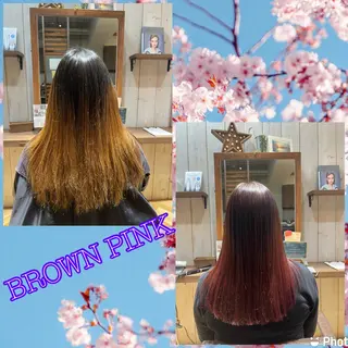 カラー セピアージュアン所属・バヤラー バイガルマーのヘアスタイル