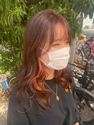 ロング 亀川蓮 Agu hairのヘアスタイル