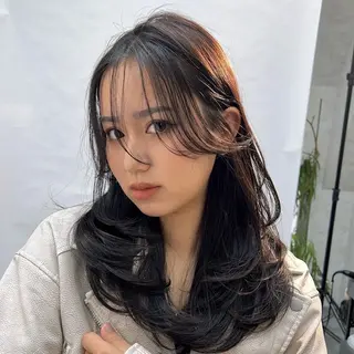 セミロング エクステ・レイヤ ーカット/yuunaのヘアスタイル