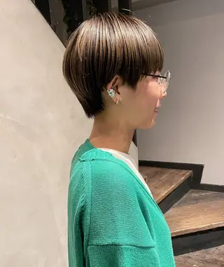 ショート 山田 綾乃/メンズカットのヘアスタイル