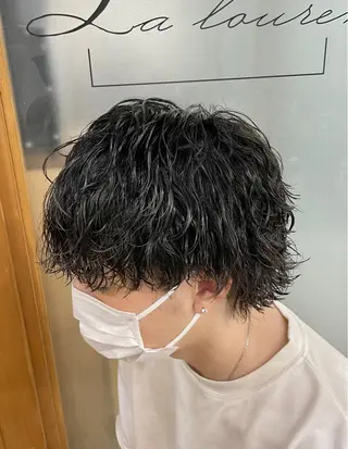 パーマ メンズ 立川/過去1の毛流れ パーマ/しゅーとのヘアスタイル