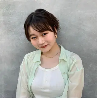 ショート ヘアアレンジ 青田 明日海のヘアスタイル