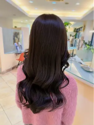 ロング カラー 小顔レイヤー💗 木村実樹のヘアスタイル