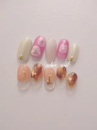ネイル ＊arbre nail＊.アーブルネイル所属・✯.。 arbre  nail 。✯.のネイルデザイン