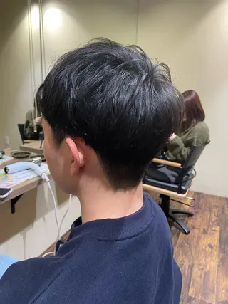 メンズ 山口里莉 /パーマモデル募集のヘアスタイル