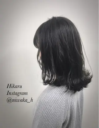 ミディアム カラー エリアNo.1カラー ⭐️hikaru⭐️のヘアスタイル