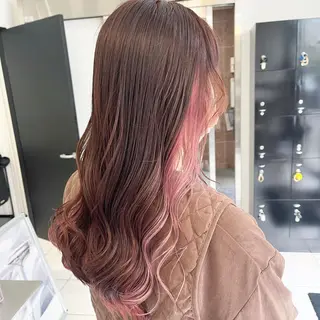 ロング カラー channel所属・Natsumi ❤︎のヘアスタイル