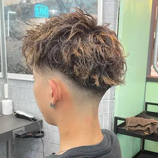 パーマ メンズ Le'a所属・渋谷/フェード/ 國分 翔のヘアスタイル