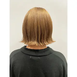 ミディアム カラー Hair＆Make Allure所属・🦄💓ショートボブ 🦄💓杉浦りなのヘアスタイル