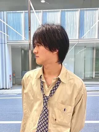 メンズ カット・ブリーチ TAIGAのヘアスタイル