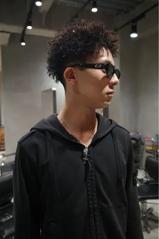 ショート パーマ fifthJINNAN所属・八原 良来のヘアスタイル