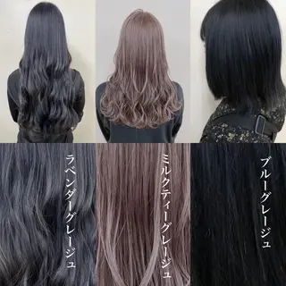 セミロング ヘアアレンジ メンズ 🫧ハイトーン🫧 ベージュ🫧徹哉のヘアスタイル