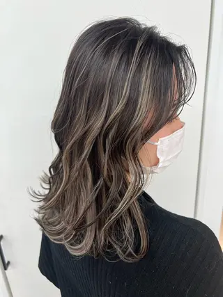 ロング カラー 高橋 充輝のヘアスタイル
