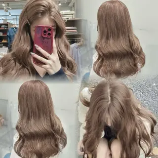 ロング モテ髪ハイトーン🫧 serina🎀池袋のヘアスタイル