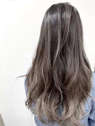 ロング カラー Wカラーレイヤーカ ット⚡️CHIAKIのヘアスタイル