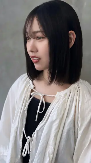 ミディアム ダン/メンズ/ 顔周り×透明感カラーのヘアスタイル