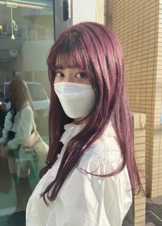 ロング カラー 艶カラー 🤍🫧/makoのヘアスタイル