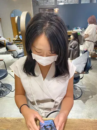 ミディアム カラー & Graph. 立川🥣🌿のヘアスタイル