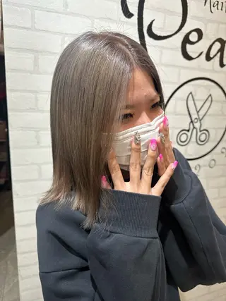 ミディアム カラー hair studio Peace所属・浅野 真惟のマツエク・マツパデザイン