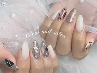 ネイル Gloss nail ジェル&長さだし専門のネイルデザイン