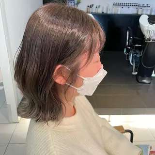 ミディアム カラー 透明感カラー/ 寺田千雅子のヘアスタイル