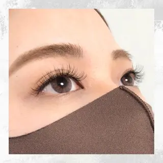 マツエク・マツパ Aim NAIL&EYELASH.BROW立花店所属・Aim立花店 Mihoのマツエク・マツパデザイン