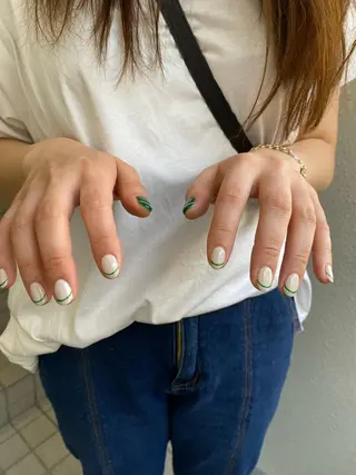 カラー ネイル scre as Etelのネイルデザイン