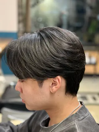 ショート パーマ メンズ シフト今泉所属・パーマ・カラー特化/ メンズ美容師米田幸平のヘアスタイル