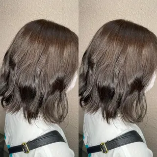 ミディアム カラー 👑派手髪/カット 👑ANRYのヘアスタイル