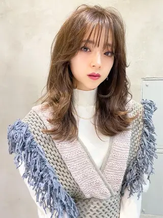 ロング カラー MUSASHI ブリーチカラー◎のヘアスタイル