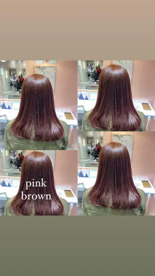 セミロング カラー パーマ ヘアアレンジ メンズ キッズ RIYA❤︎ Aujuaソムリエのヘアスタイル