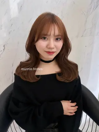 セミロング Parve Mix/ 平 奈果🎀のヘアスタイル