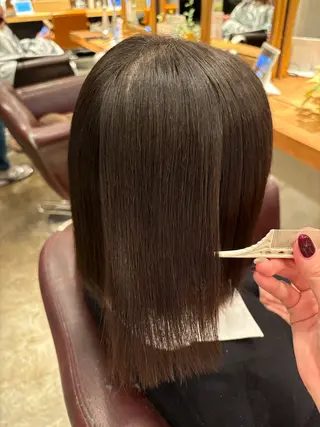 ミディアム ワンホン/艶髪/韓国 🦋kokona🦋のヘアスタイル