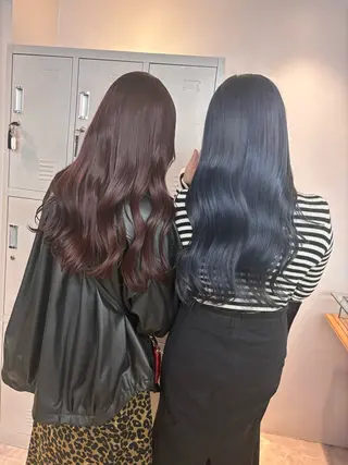 ロング カラー LEBEN所属・leben serikaのヘアスタイル